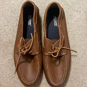 Reel Legends Men’s Leather Boat Shoes/Loafers